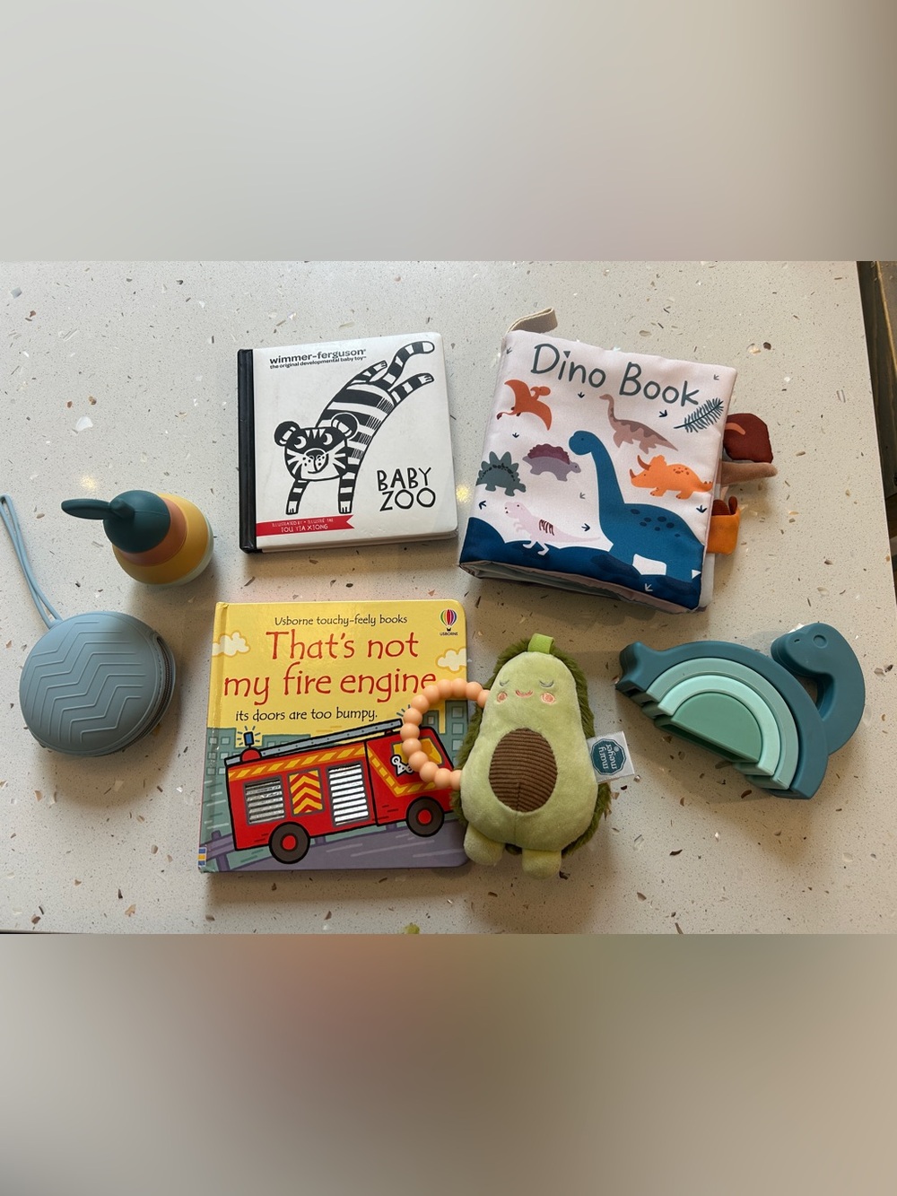 Baby toys and books